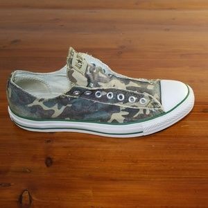 Converse Camo No Lace All Star Sneakers